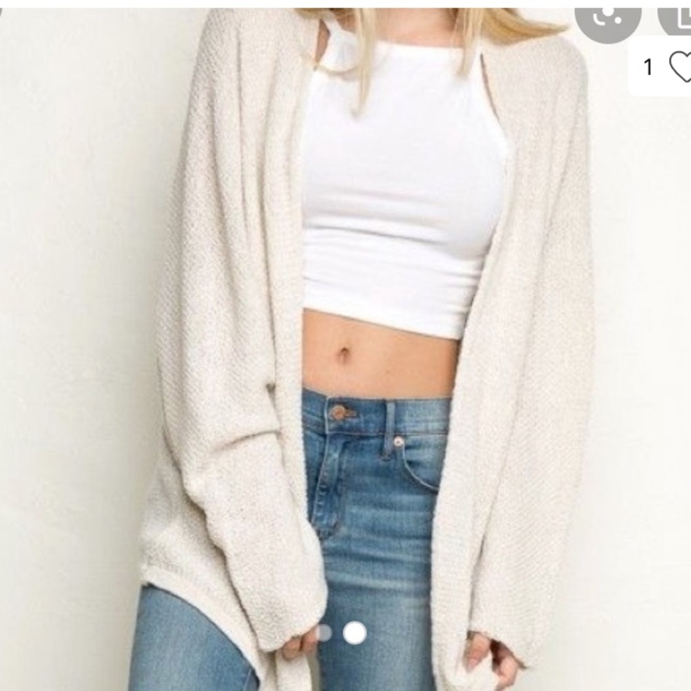 Brandy Melville vintage cream cardigan
